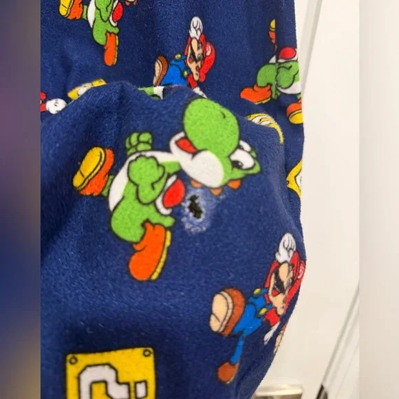 Nintendo Super Mario Kids Pajama Set - Navy and Gray - Picture 6 of 12